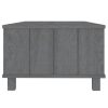 Mesa de centro HAMAR 100x55x35 cm pinho maciço cinza-escuro - Image 5