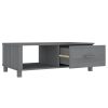 Mesa de centro HAMAR 100x55x35 cm pinho maciço cinza-escuro - Image 6