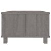 Mesa de centro HAMAR 100x55x35 cm pinho maciço cinza-claro - Image 5