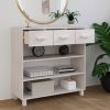 Mesa consola HAMAR 90x35x90 cm pinho maciço branco - Image 2