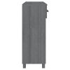 Mesa consola HAMAR 90x35x90 cm pinho maciço cinza-escuro - Image 5