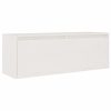 Móveis de TV 2 pcs madeira de pinho maciça branco - Image 4
