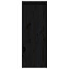 Móveis de TV 2 pcs madeira de pinho maciça preto - Image 8