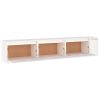 Móveis de TV 3 pcs madeira de pinho maciça branco - Image 3