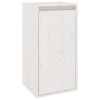 Móveis de TV 2 pcs madeira de pinho maciça branco - Image 4