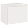 Móveis de TV 6 pcs madeira de pinho maciça branco - Image 6