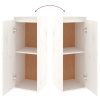 Móveis de TV 6 pcs madeira de pinho maciça branco - Image 9