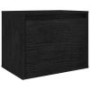 Móveis de TV 6 pcs madeira de pinho maciça preto - Image 6