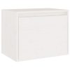 Móveis de TV 6 pcs madeira de pinho maciça branco - Image 4