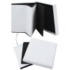 Bancos de arrumação dobráveis 2 pcs couro artificial branco - Image 3