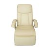 Cadeira de massagens couro artificial branco nata - Image 2