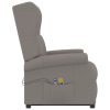 Poltrona de massagens tecido cinzento-acastanhado - Image 4