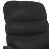 Poltrona massagens elevatória couro artificial preto - Image 6