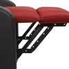 Poltrona elevatória de massagens tecido vermelho tinto - Image 7