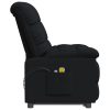Poltrona de massagens elétrica tecido preto - Image 4