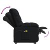 Poltrona de massagens elétrica tecido preto - Image 7