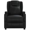 Poltrona de massagens elétrica couro artificial preto - Image 3