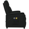 Poltrona de massagens elétrica couro artificial preto - Image 4