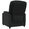 Poltrona de massagens elétrica couro artificial preto - Image 5