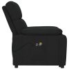 Poltrona de massagens elétrica tecido preto - Image 4