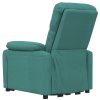 Poltrona de massagens elétrica tecido verde-escuro - Image 5