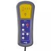 Poltrona de massagens elétrica tecido cinzento-claro - Image 10