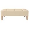 Apoio de pés 78x56x32 cm tecido cor creme - Image 2