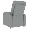 Poltrona de massagens tecido cinzento-claro - Image 4