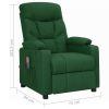 Poltrona de massagens tecido verde-escuro - Image 8