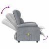 Poltrona de massagens tecido cinzento-claro - Image 6