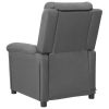 Poltrona de massagens tecido cinzento-claro - Image 4
