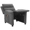Poltrona de massagens tecido cinzento-claro - Image 7