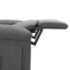 Poltrona de massagens tecido cinzento-claro - Image 8