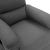 Poltrona de massagens tecido cinzento-claro - Image 9