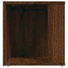 Mesa apoio 33x33x34,5cm derivados de madeira carvalho castanho - Image 5