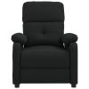 Poltrona de massagens reclinável tecido preto - Image 2