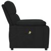 Poltrona de massagens reclinável tecido preto - Image 3