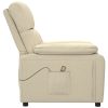 Poltrona de massagens tecido cor creme - Image 3