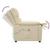 Poltrona de massagens tecido cor creme - Image 6