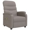 Poltrona de massagens tecido cinza-acastanhado - Image 2