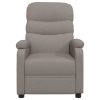 Poltrona de massagens tecido cinza-acastanhado - Image 3