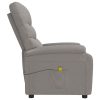 Poltrona de massagens tecido cinza-acastanhado - Image 4