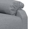 Poltrona de massagens tecido cinzento-claro - Image 7