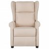 Poltrona de massagens tecido cor creme - Image 2