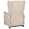 Poltrona de massagens tecido cor creme - Image 4
