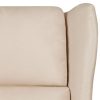 Poltrona de massagens tecido cor creme - Image 7