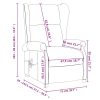 Poltrona de massagens tecido cor creme - Image 9