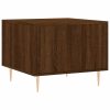 Mesa de centro 50x50x40 cm derivados madeira carvalho castanho - Image 7