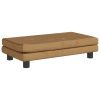 Sofá infantil com apoio de pés 100x50x30 cm veludo castanho - Image 5