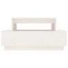 Mesa de centro 80x55x40,5 cm madeira de pinho maciça branco - Image 4